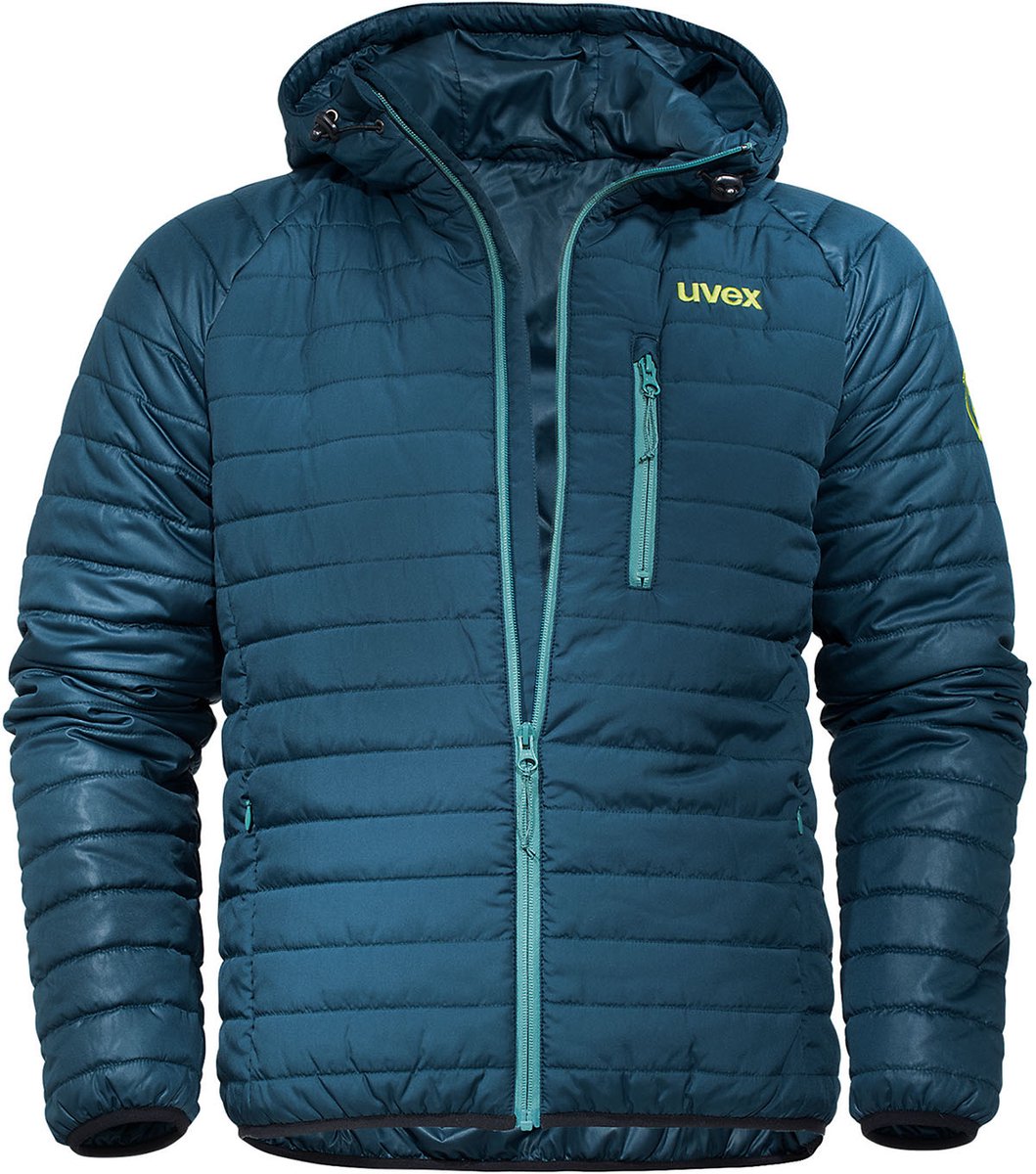 uvex kleding uvex gewatteerde jas K26 petrol