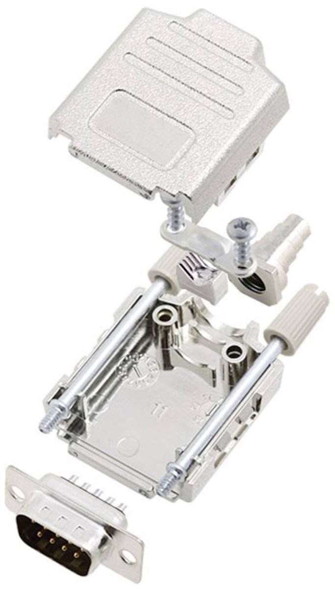 Amphenol L17DPPK37-M+L717DE37P D-sub male connectorset 180 ° Aantal polen: 37 Soldeerkelk 1 stuk(s)