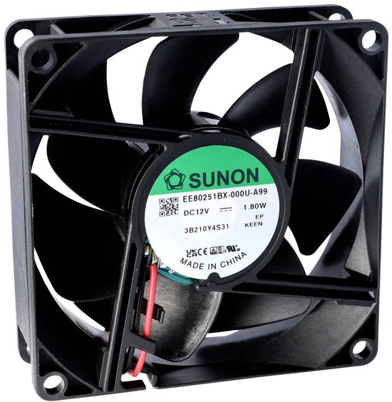 Produktbild von SEPA PLB60A24SE16A Axiallüfter – 24V DC, 36,7 M³/h, 60x60x25 Mm, Für Industrie & Automotive, Verpolungssicher