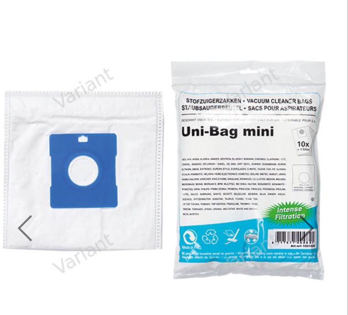 Microfiber Stofzuigerzakken – Geschikt voor AEG, Nilfisk, Samsung – 10 Stuks + Filter