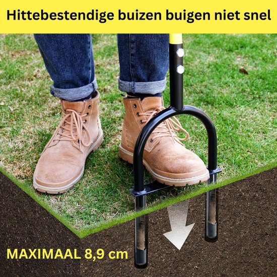 MKSS® Prikrol - Gazonbeluchter - Gras Beluchten - Gazon Beluchter - Zwart van Merkloos	 — afbeelding 4