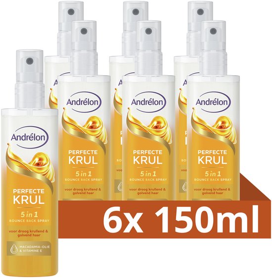 Andrélon 5-in-1 Bounce Back Spray - Perfecte Krul - 6 x 150 ml