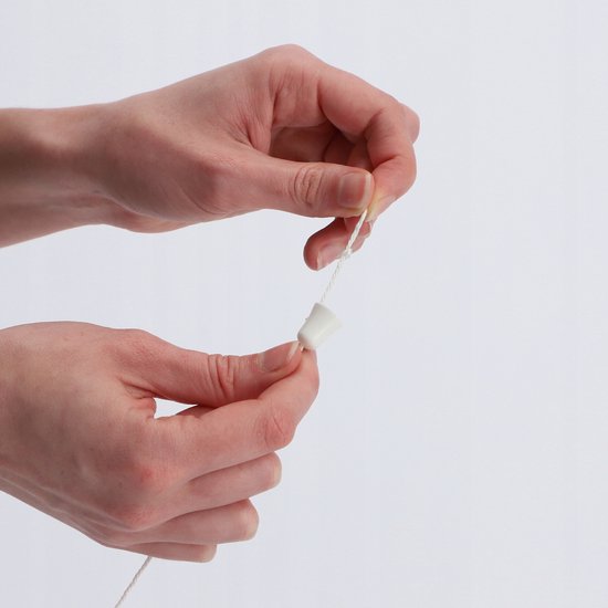 Séchoir à linge KADAX, séchoir à linge mural à 6 colonnes avec barres en acier revêtues de polyéthylène, capacité de charge 12 kg (6 x 140/blanc)