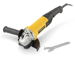 Powerplus elektrische Haakse slijper POWX0601 - 1000W slijpmachine - slijpschijf 125mm ᴓ, compacte power tool