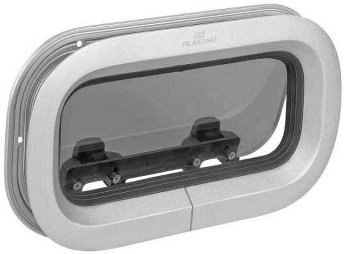 Plastimo T00 Rechthoekige Openklapbare Patrijspoort Transparant 32.5 x 17.8 cm