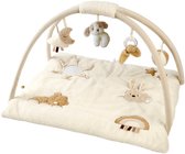 Nattou TEDDY Speelmat Baby met bogen vierkant - 70 x 80 cm - Activiteiten Speelkleed Baby - Baby Speelgoed