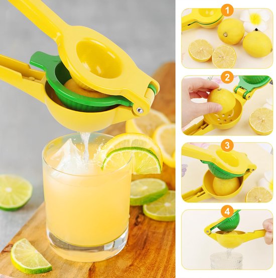 QTTVBTNA -2-in-1 Citrus Pers - Gemakkelijk Schoon te Maken - Voor Vers Sap Thuis of in de Keuken van QTTVBTNA — afbeelding 2