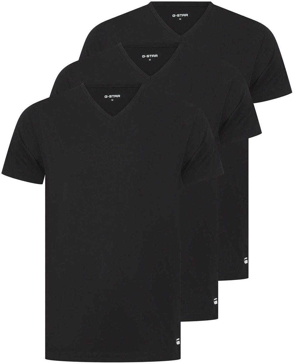G-STAR T-shirt SPRUCE T-Shirt 3-pack Set van 3 Zwart