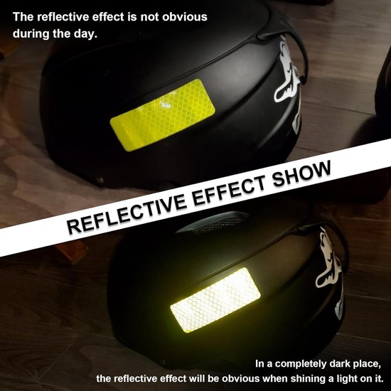 Abeillo 30 Stks Waarschuwing Reflecterende Stickers Veiligheid Reflecterende Sticker Nachtzicht Waterdichte Reflector Sticker Dot Reflecterende Tape Sticker Voor Voertuig, Fietsen, Motoren, Kleding