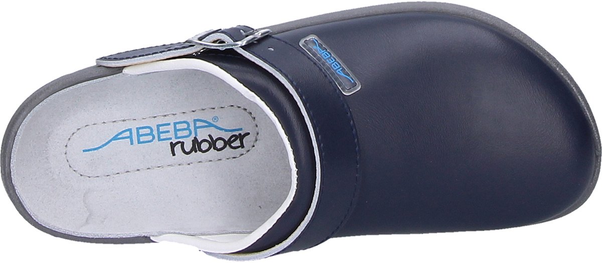 Abeba Work Shoes Rubber Medizinische Clog – Leder, Src, Sanitätsclog Marine-42