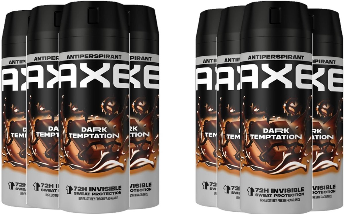 AXE Deo Spray - Dark Temptation Dry - 8 x 150 ml