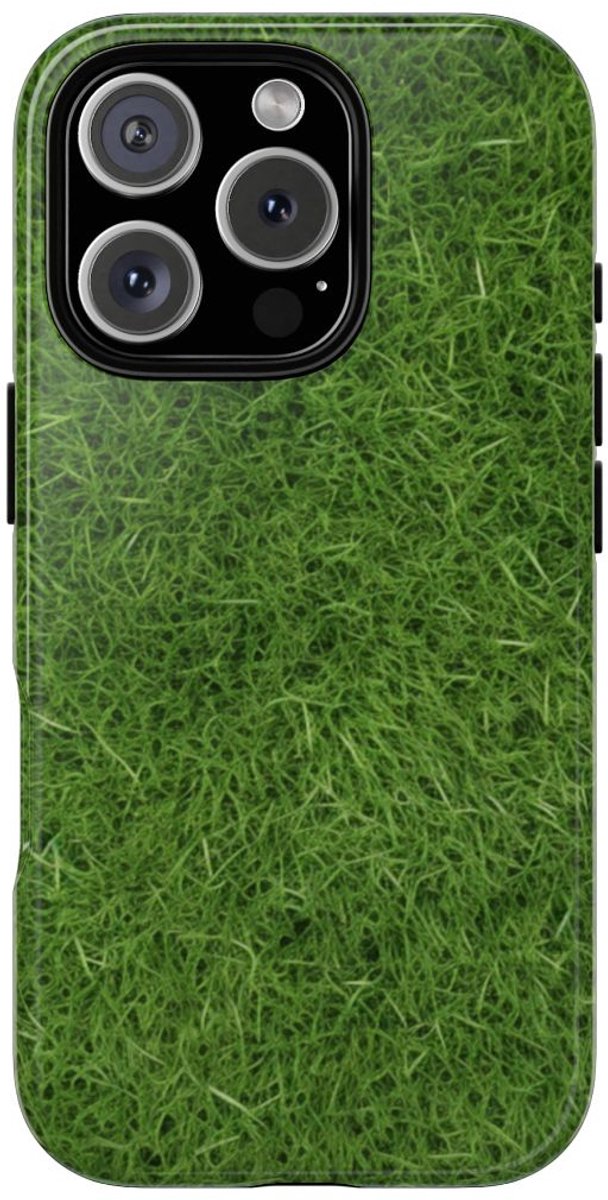 Frisgroene Grastextuur – Telefoonhoesje Geschikt voor iPhone 16 Pro