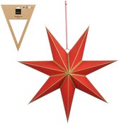 Guru-Shop Opvouwbare Advent Light Up Paper Star, Kerstster 60 cm