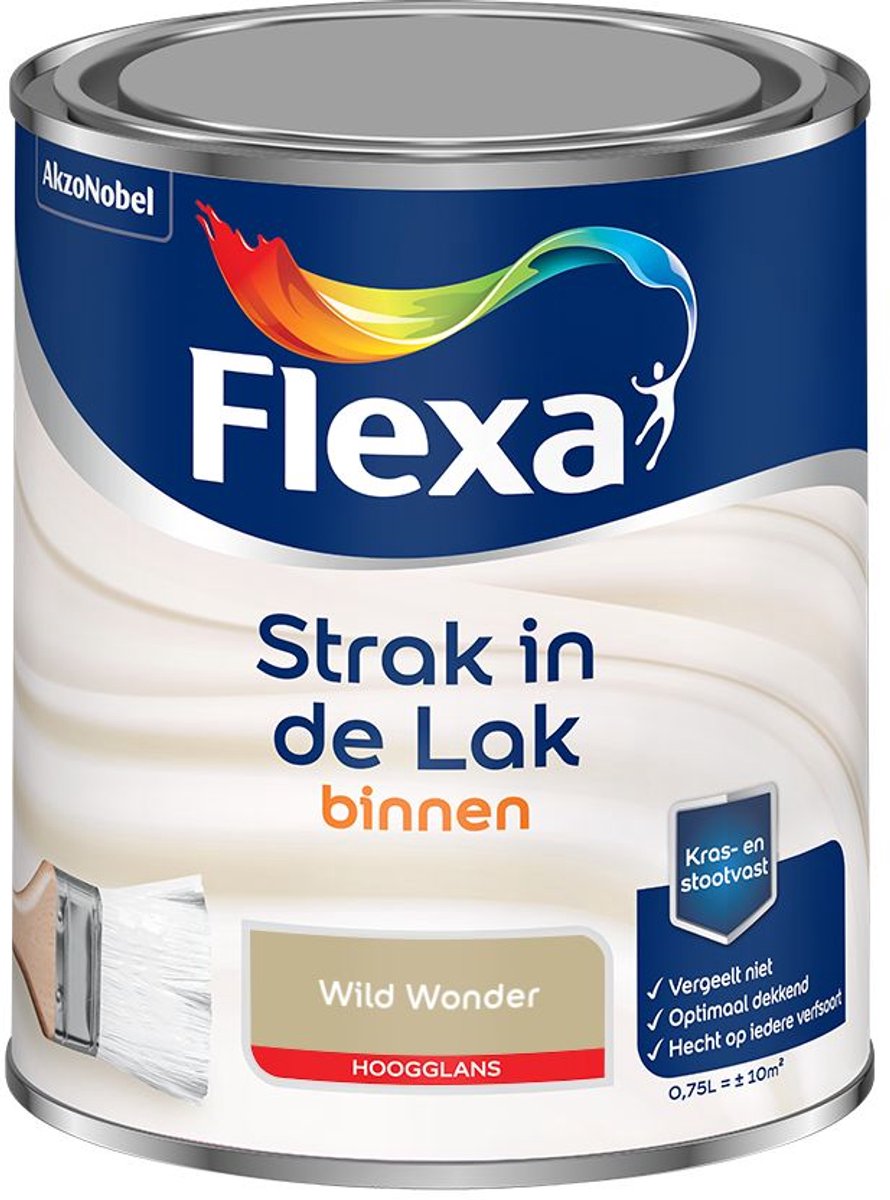 Flexa - Strak in de Lak Binnenlak Hoogglans - Wild Wonder - Mengverf - 0.75 L