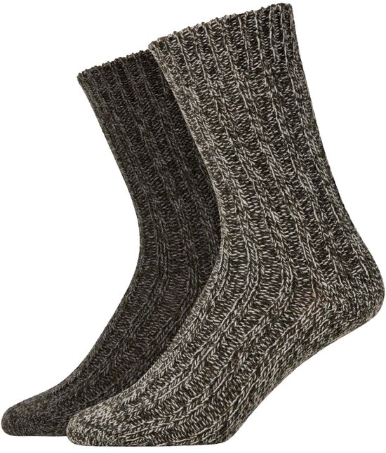 SNOCKS - Chaussettes norvégiennes 23 - Homme et Femme - 2 paires