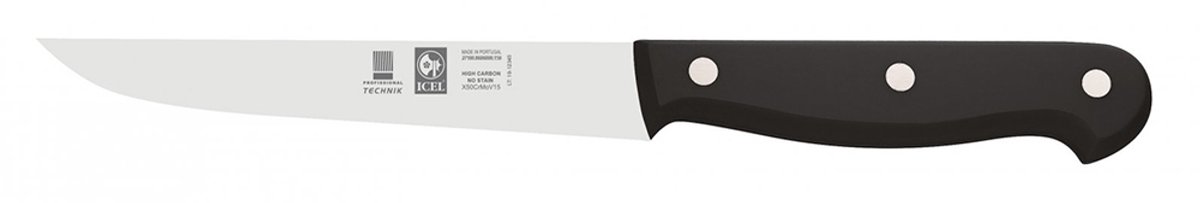 ICEL Technik - Uitbeenmes - Ergonomisch handvat - Roestvrij staal - 15 cm