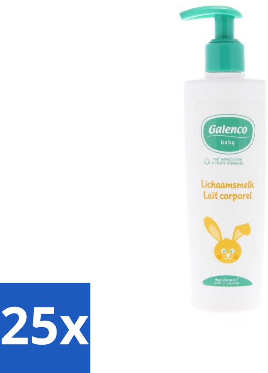 Image of 25 x Galenco - Babyverzorging - Lichaamsmelk - Gevoelige Huid - 200 ml - Panthenol - Hydrateren - Verzachten - Babyproducten