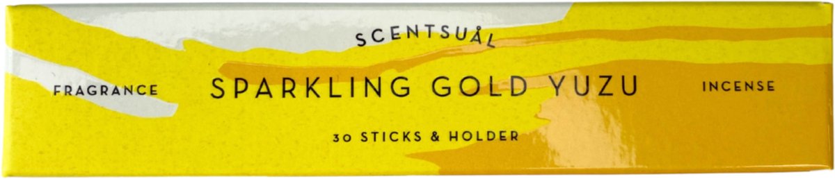 Ruben Robijn Sparkling Gold Yuzu Scentsual Nippon Kodo - Wierook Stokjes Geel