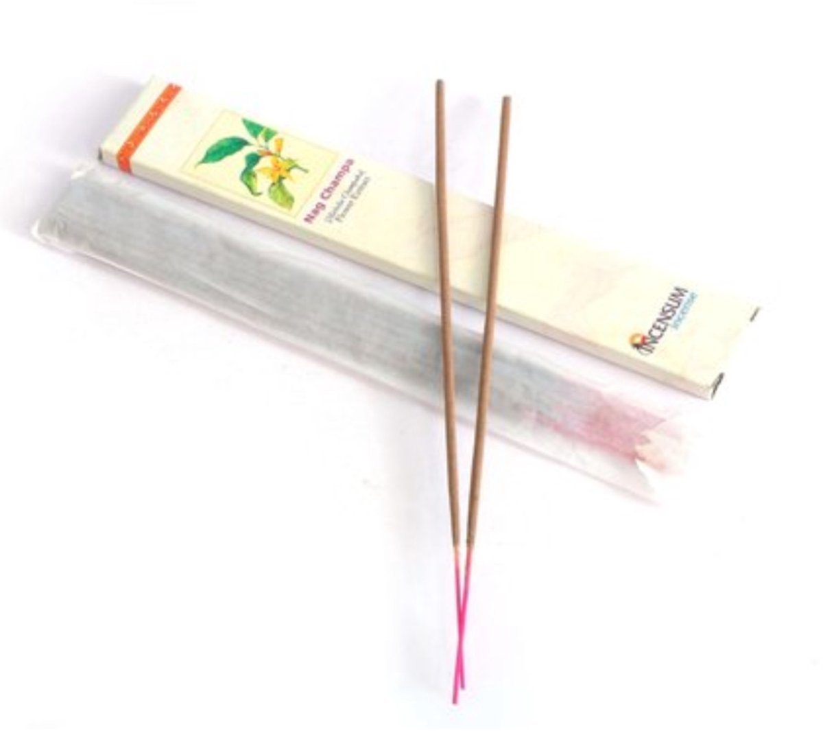 Incensum Nag Champa wierook - Incensum - natuurlijke Indiase wierook - doosje van 24 pakjes n.n.b