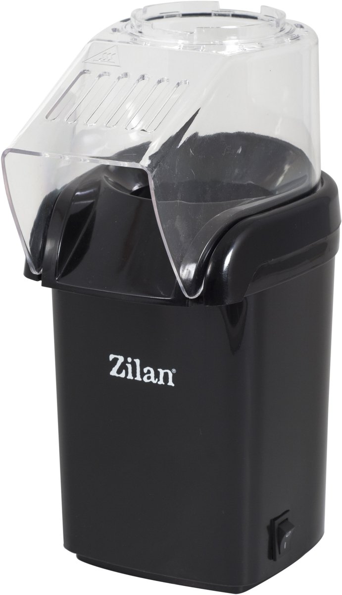 Popcornmachine Hetelucht 1200W - Popcorn Maker zonder Olie - 2L - BPA-vrij - Anti-aanbak - Zwart - Zilan ZLN8045 — afbeelding 2