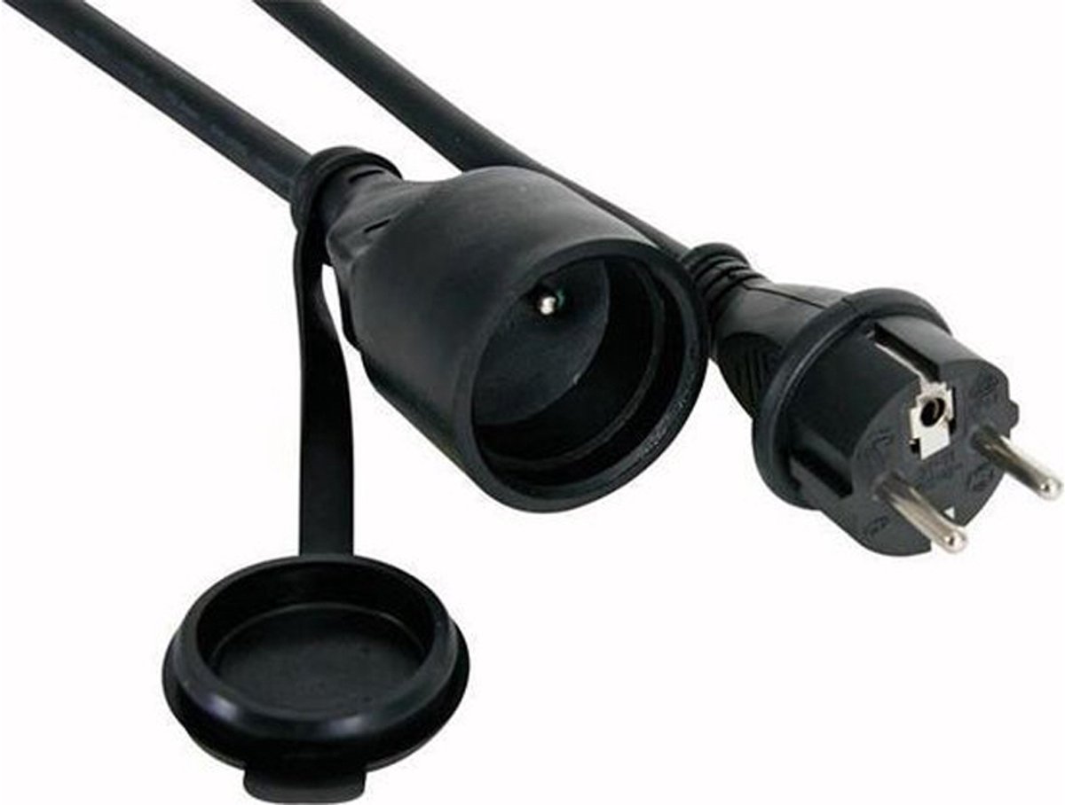 Verlengkabel stopcontact met klapdeksel - 25 m - H07RN-F