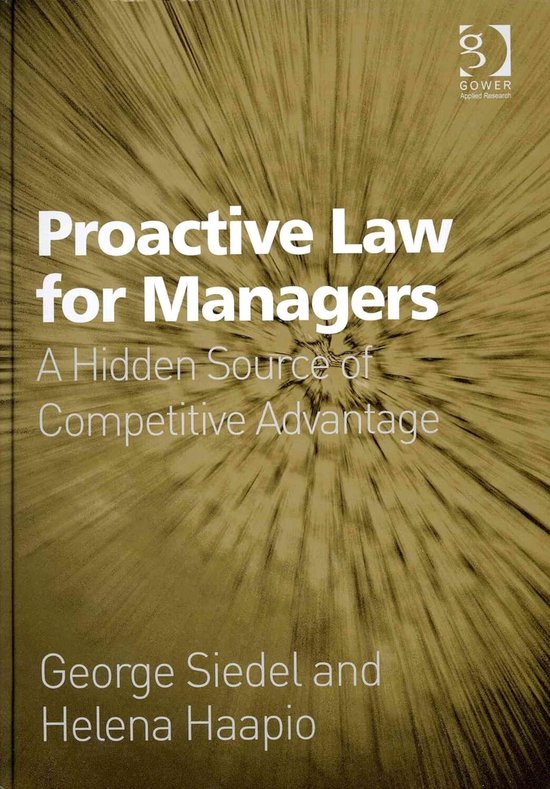 Proactive Law For Managers - cover