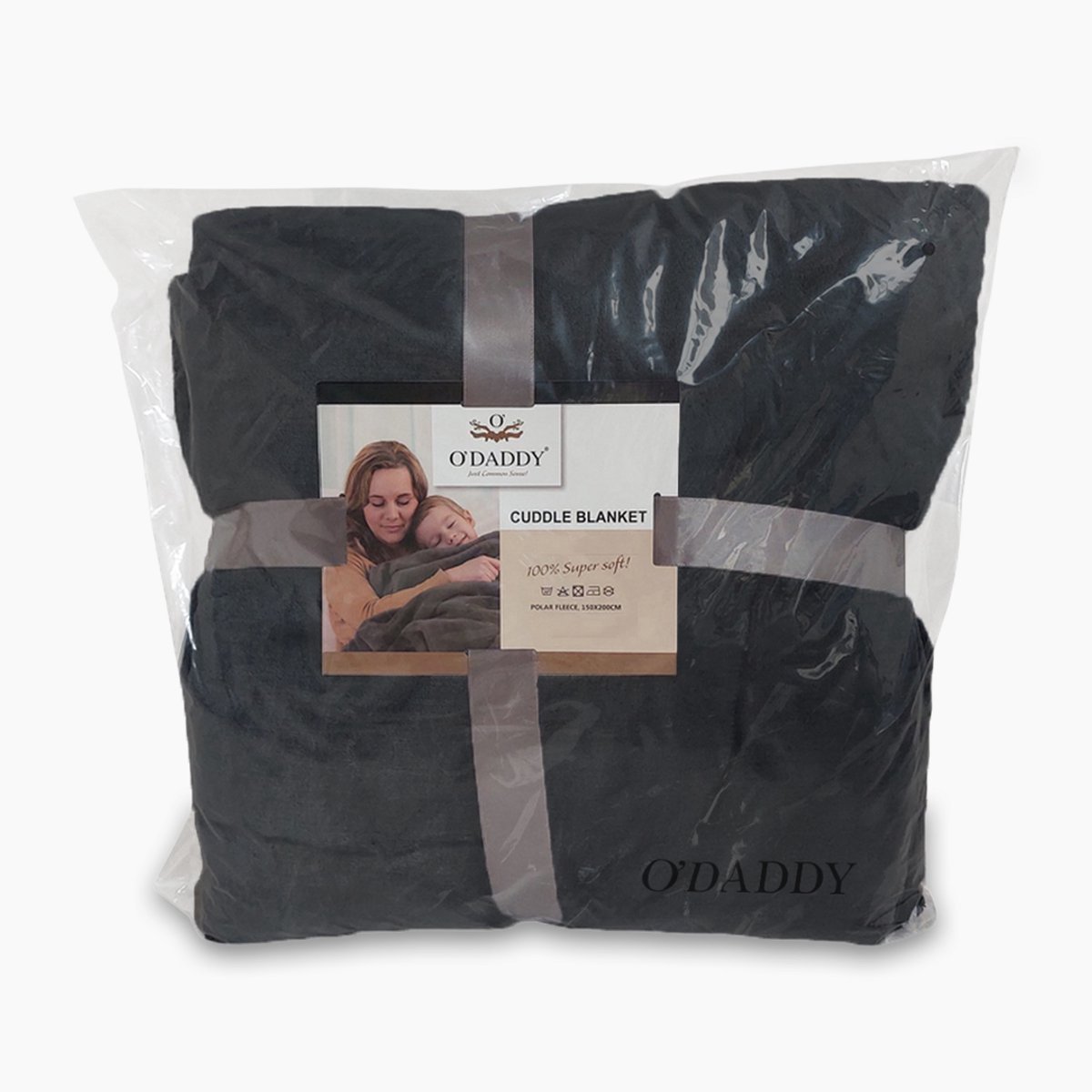 O'DADDY® Fleece Deken - Fleece Plaid - Fleece Deken met Mouwen - Super Zacht - Plaids met Mouwen - Hoodie - hoodie Heren - Hoodie Dames - Hoodie Unisex - Hoodie Zwart — cadeau in Wonen & Interieur - foto 5