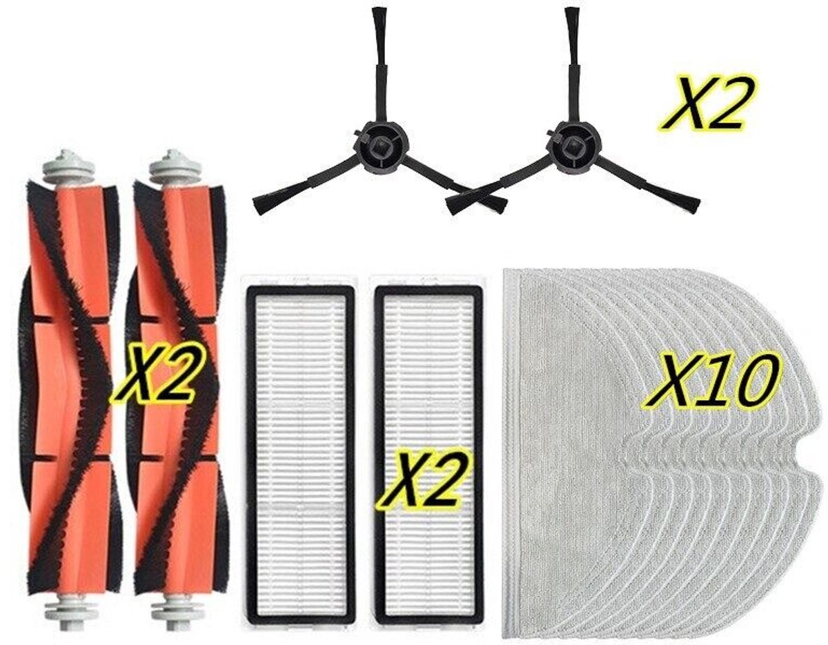 Geschikt voor Compatibele accessoires Geschikt voor Mi Robot Vacuum-Mop2 Pro+ Cleaner STYTJ02ZHM-onderdelen