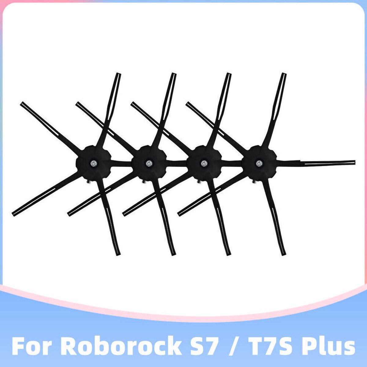 Geschikt voor Zijborstelfilter Geschikt voor Roborock S7, S7+, S7 Plus, S7 Max, T7S Plus stofzuigerset