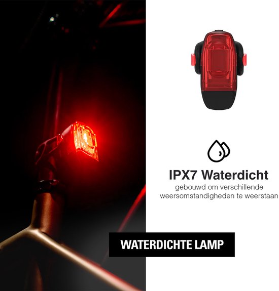 Lezyne Ktv Drive Pro+ Achterlicht - Fietsverlichting - Achterlamp fiets - USB Oplaadbaar Fietslicht - Waterdicht achterlicht - 20 branduren - Rood van Lezyne — afbeelding 5