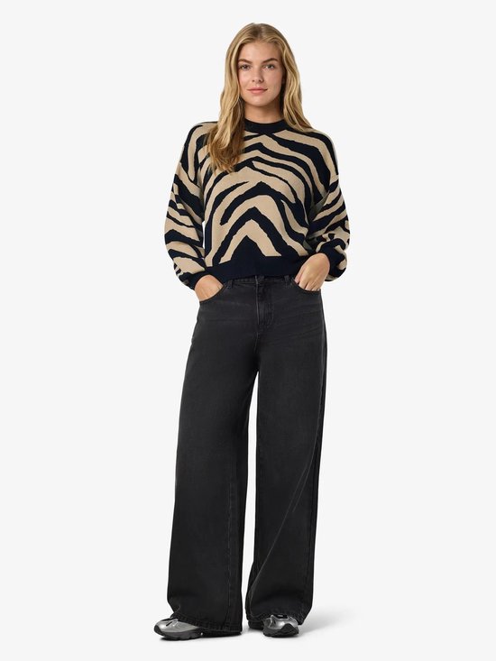 NOISY MAY NMCHARLOTT L/ S O-NECK KNIT FWD NOOS Pull Femme - Taille S