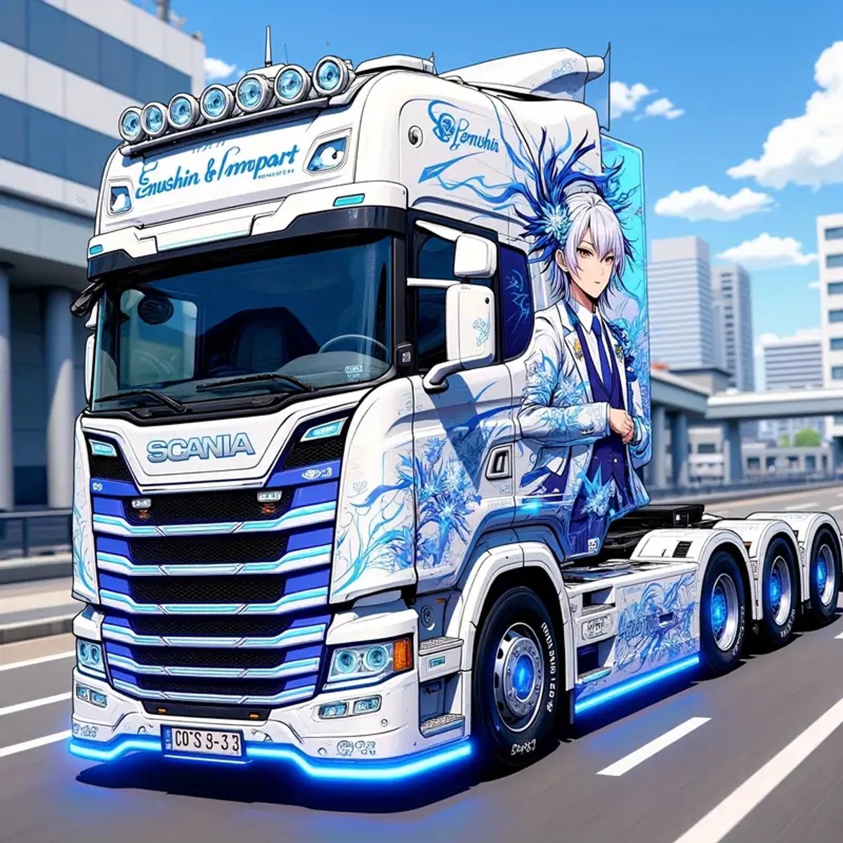 Diamond Painting Set - SCANIA TRUCK -50x50cm