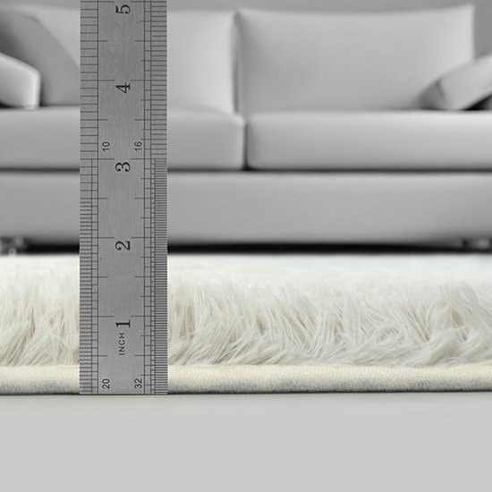 Rond hoogpolig vloerkleed Extra Zacht Fluffy - Groen – Vloerkleden Rond hoogpolig vloerkleed Extra Zacht Fluffy - Groen – Vloerkleden