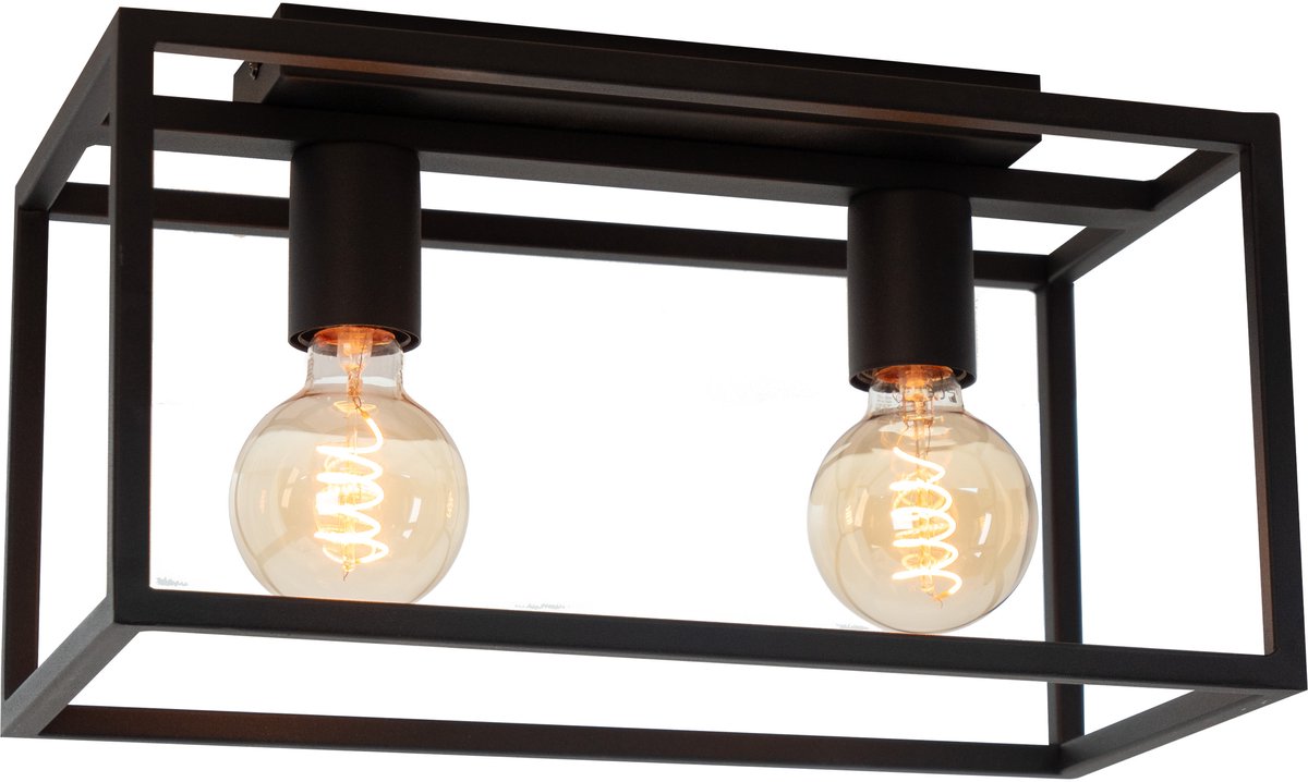 EGLO Eldrick Plafondlamp - E27 - 40 cm - Zwart