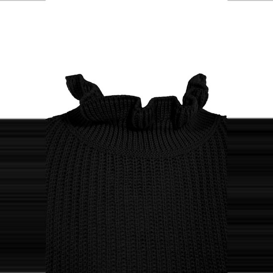 Pull uni à col rond - Bordeaux - - 12.00