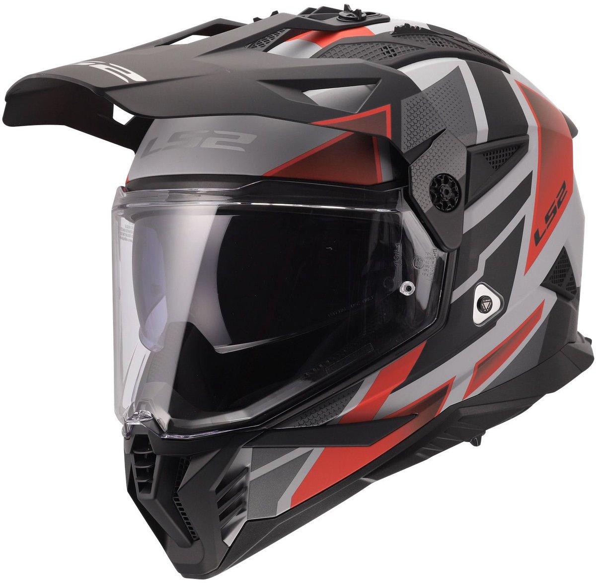 LS2 MX702 Pioneer II Block Endurohelm -