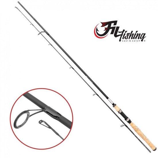 Fil Techno Spinhengel - 2.4m - 10-30g - Werphengel - Vishengel - HQ Roofvis Hengel - Voor Vissen met Kunstaas, Shads en Softbaits van Fil Techno — afbeelding 2