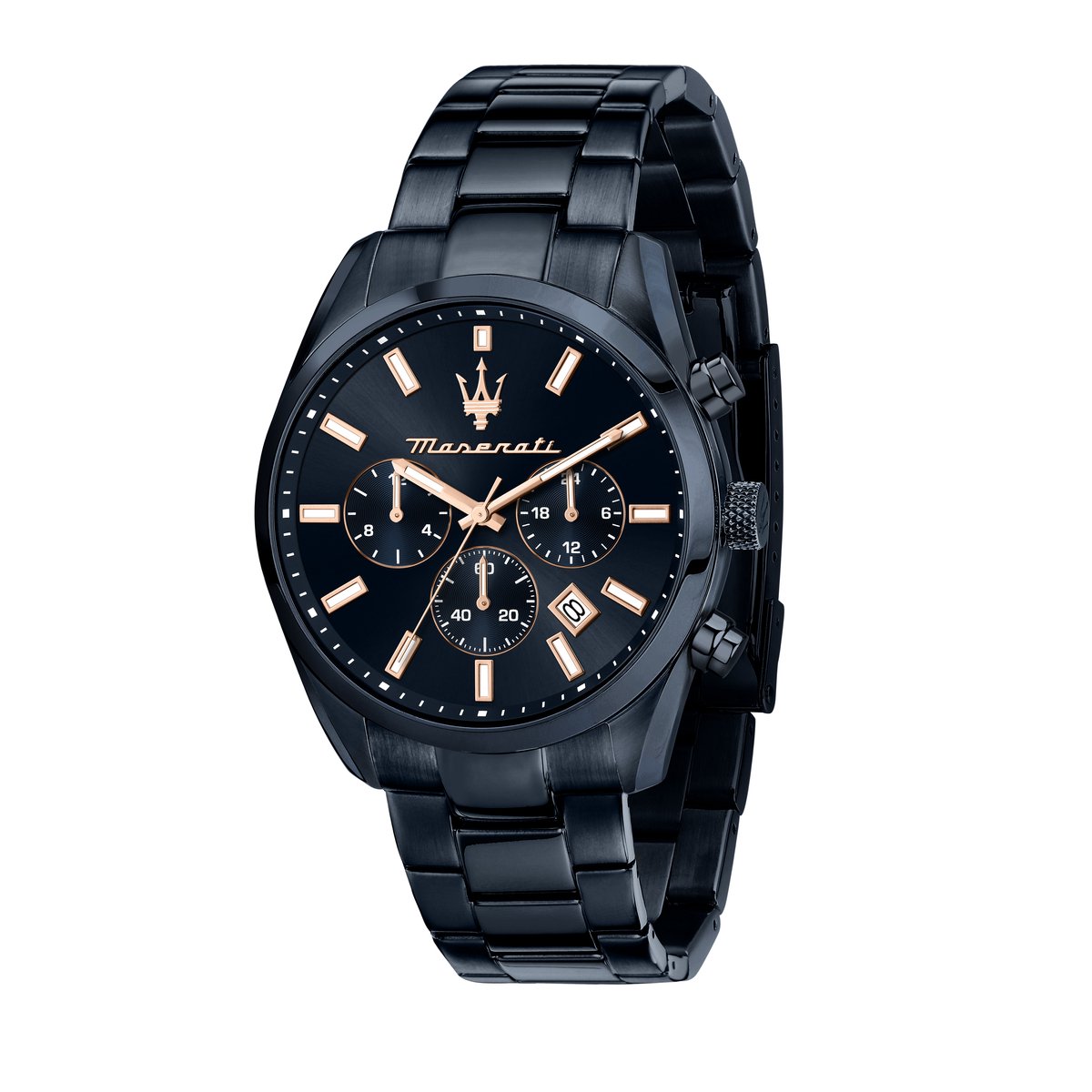 Maserati - Watch - R8873626003 - Attrazione - chronograaf - blauw - 42 MM - Heren - horloge