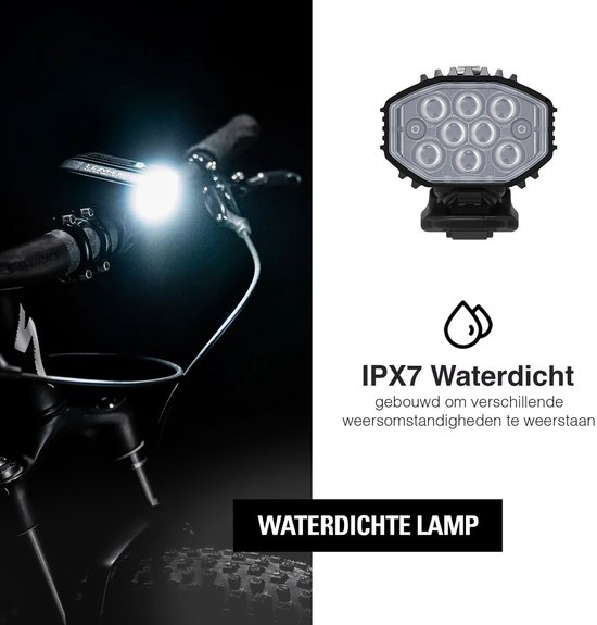 Lezyne Micro Drive Pro 1000+ Koplamp - Fietsverlichting - Fietslamp voor - USB oplaadbaar - 7 uitvoermodi - Zilver/Zwart - 1000 Lumen — afbeelding 3