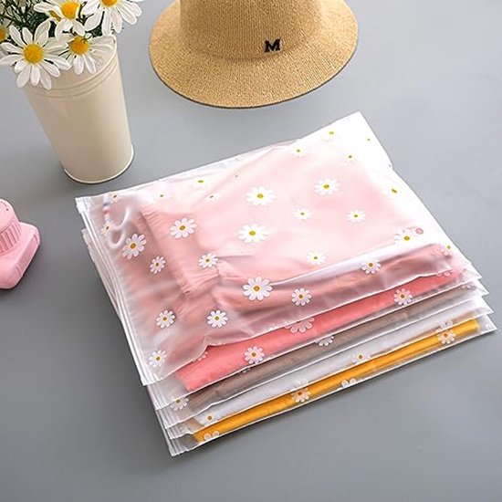 Milieuvriendelijke opbergzakken 30 x 40 cm - 20 stuks met ritssluiting voor kledingopslag en reizen — afbeelding 4