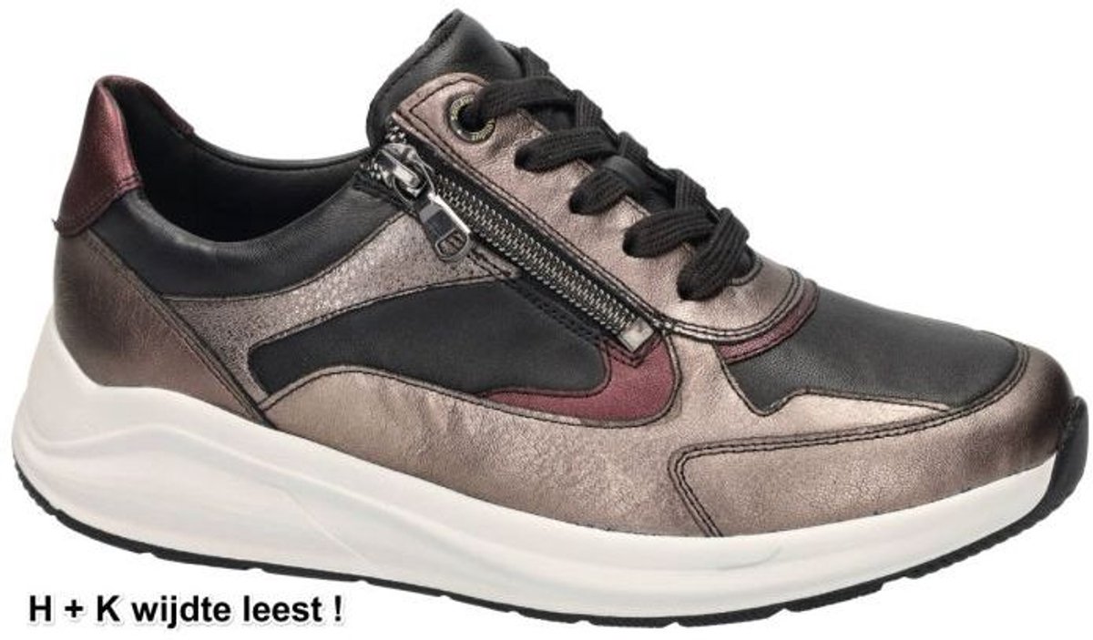 Solidus -Dames - metallic - sneakers - maat 37.5