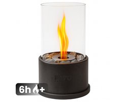 PyroProducts® Luxe Sfeerhaard - Tafelhaard - 480ML - Incl. Accesoirespakket - Buitenhaard - Binnen & Buiten - Bio-Ethanol Haarden - Antraciet
