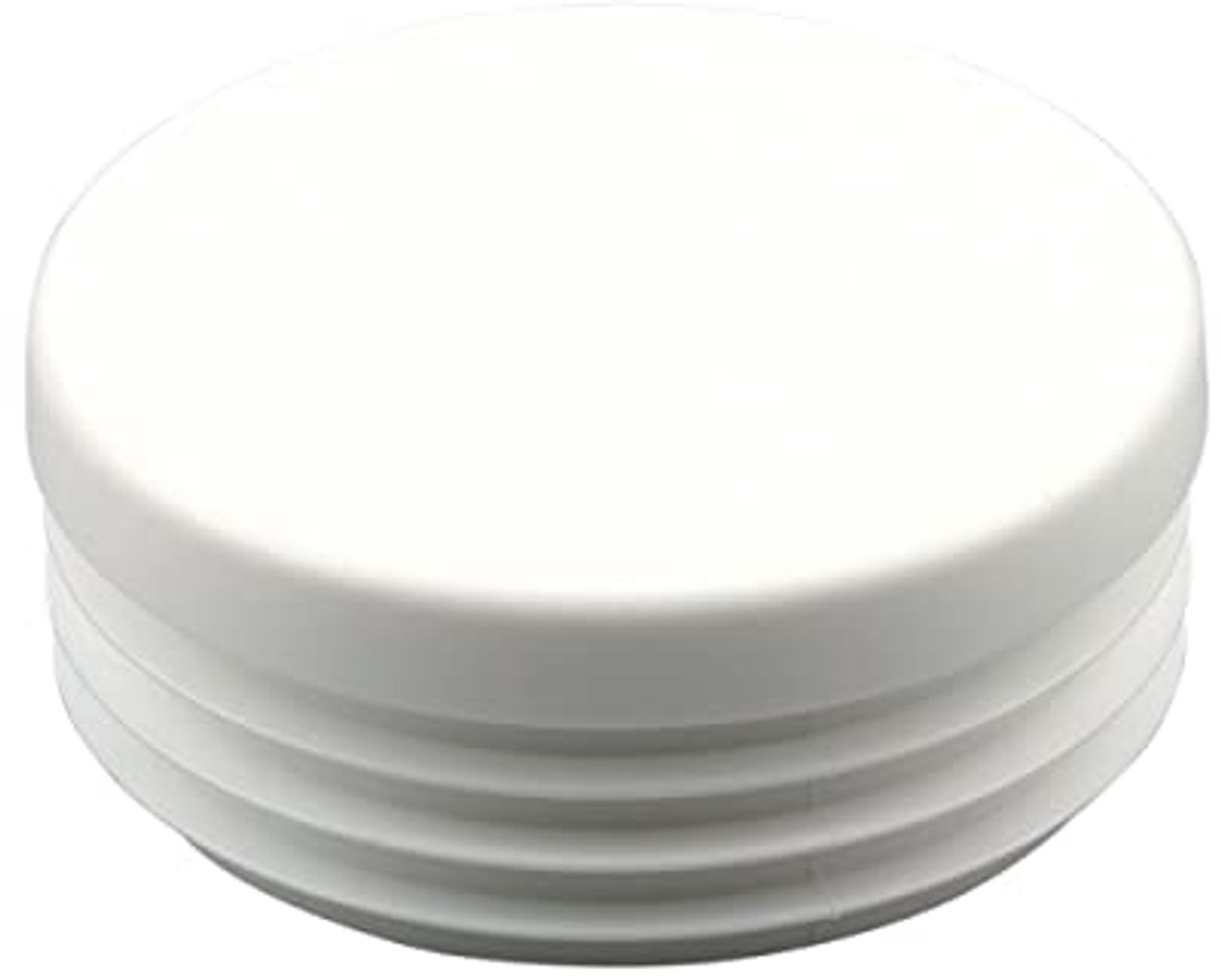 Kunststof Ronde Buisstoppen 10 mm - 120 mm voor Meubelbescherming, Lamellenstoppers en Stoelpootbeschermers - 10 Stuks Wit