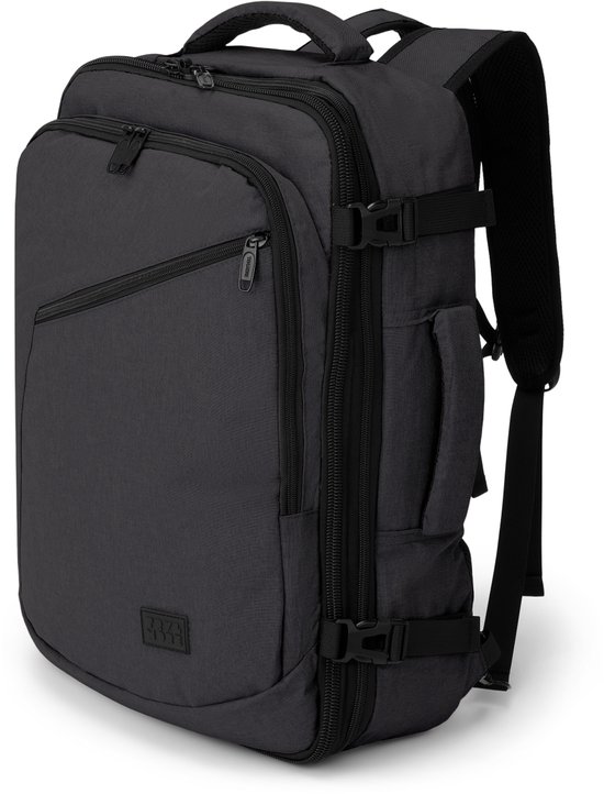 TRVLMORE 40L Reistas - Handbagage Rugzak - Rugtas - Weekendtas - Spatwaterdicht - Dames en Heren - Antraciet