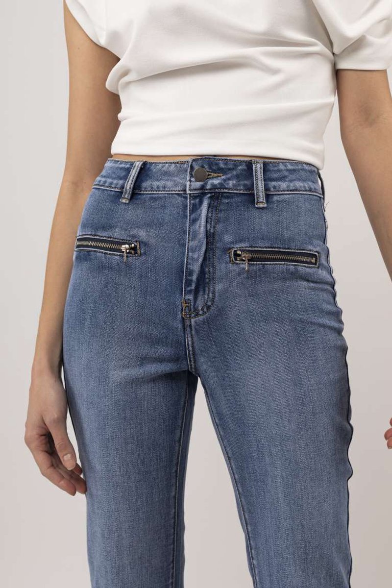 Toxik3 - Flared cropped jeans