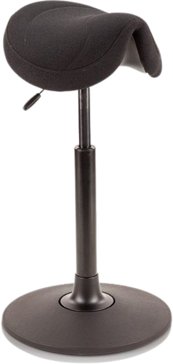 Score Polo Amazone Ergonomische Zadelkruk – Trevira Zwart