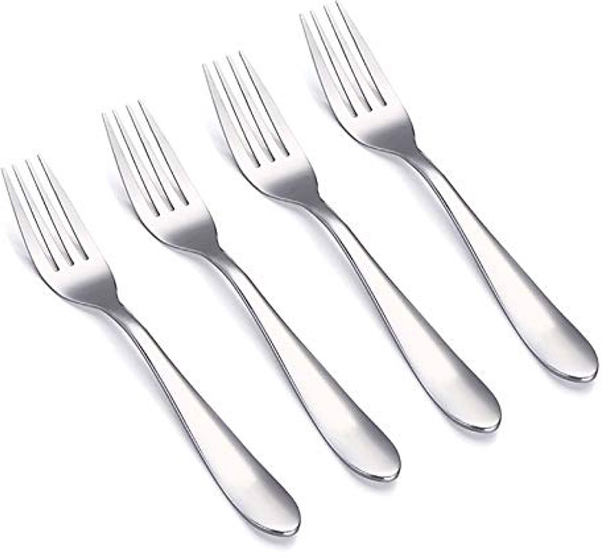 Image of 4-delige Kinder Vorken Set - RVS Bestek voor Kinderen - 14.5 cm