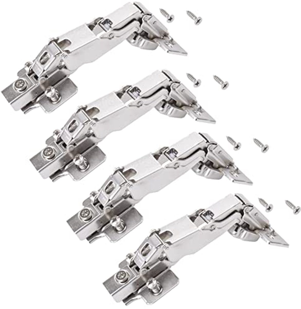 Groothoekscharnier 165° Soft-close voor Deuren - 4 Stuks