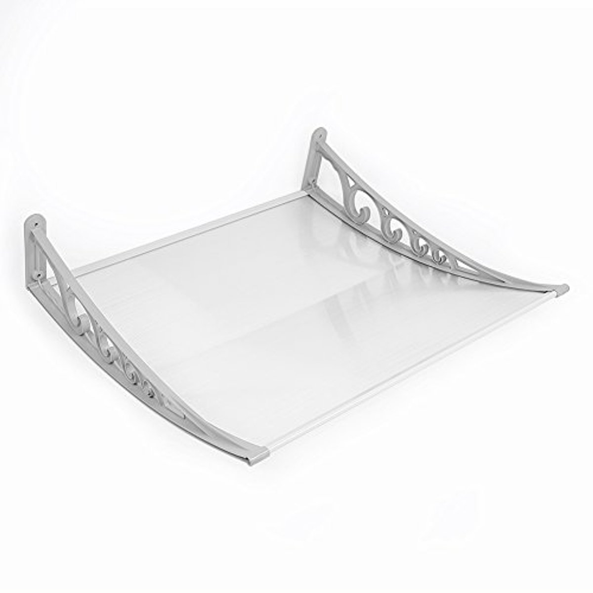 Luifel voor Voordeur en Garage - Polycarbonaat Regenbescherming 60 x 100 cm