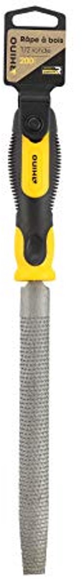 Halfronde Rasp 200 mm - Ergonomische Houten Vijl voor Hout en Metaal